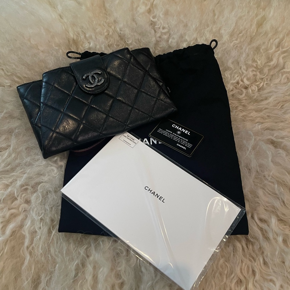 Chanel Lamb leather Clutch/Crossbody